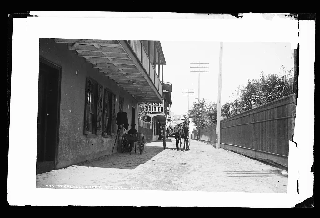St. George Street, St. Augustine, Florida, 1880