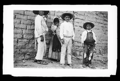 Group in the market place, San Luis Potosi, San Luis Potosi, Mexico, 1880