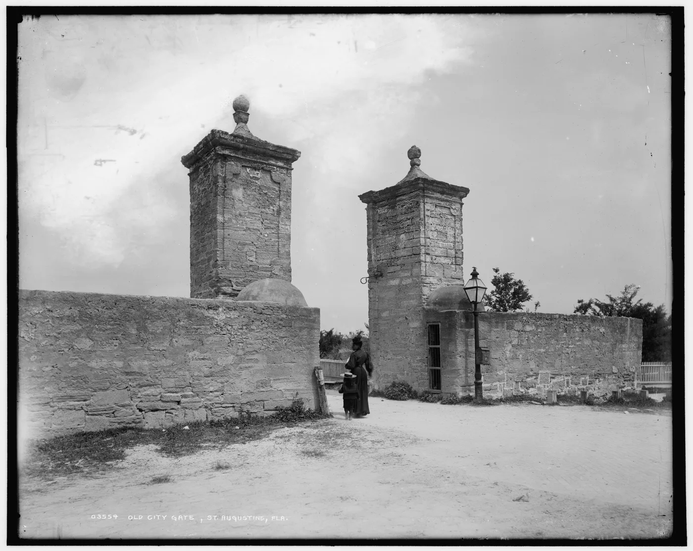 Old City Gate, St. Augustine, Fla, Florida, 1880