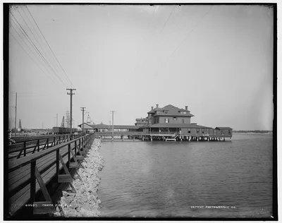 Tampa Pier, Fla, Florida, 1880