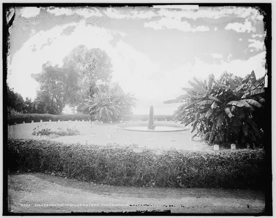 Vicksburg National Cemetery, the fountain, Mississippi, 1880