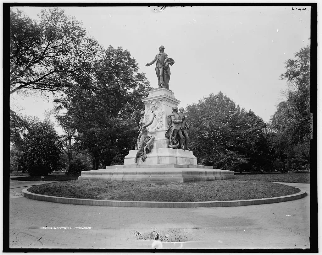 Lafayette monument, District Of Columbia, 1880