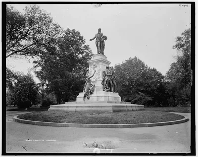 Lafayette monument, District Of Columbia, 1880