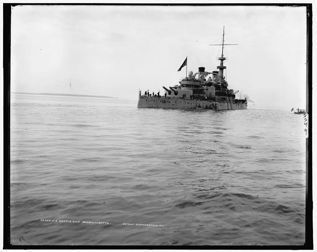 U.S. Battleship Massachusetts, 1896