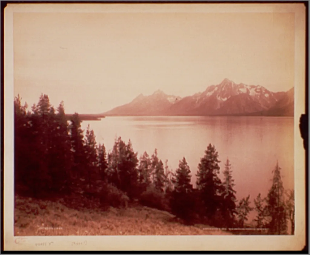 Jackson Lake, Wyoming, 1892