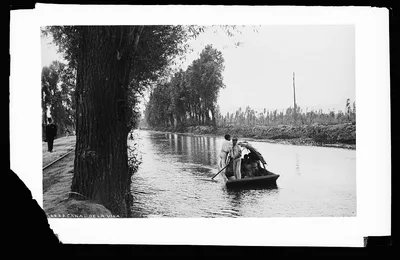 Canal De la Viga, Viga Canal, Mexico, 1880