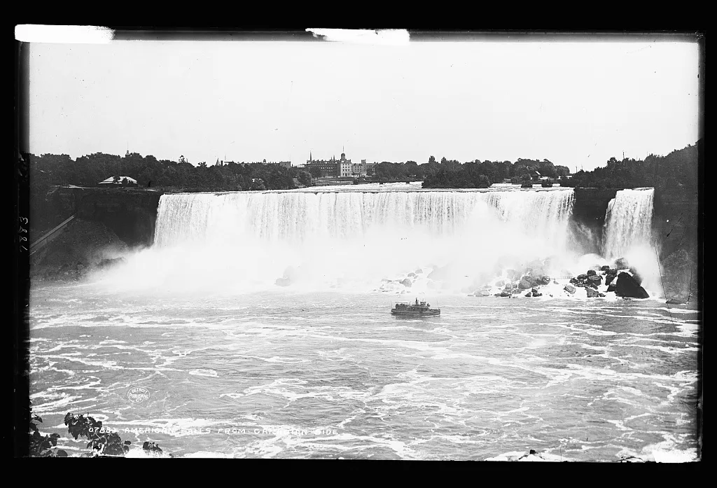 American Falls from Canadian side, New York (State), 1880