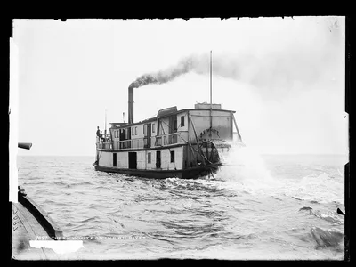 The S.V. White on Indian River, Florida, 1880