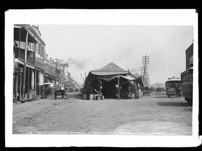 The old French Market, New Orleans, Louisiana, 1880