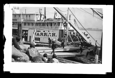 On the levee, New Orleans, Louisiana, 1880
