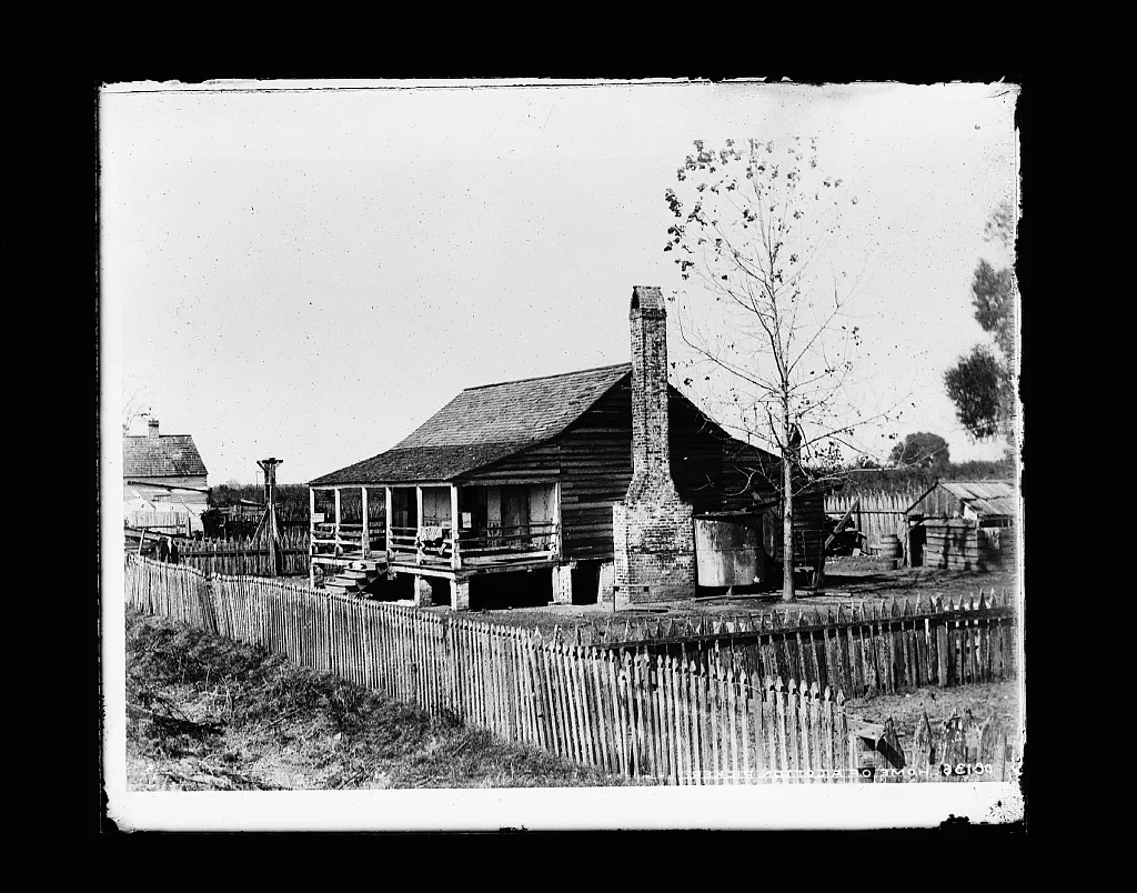 Home of cotton picker, 1880