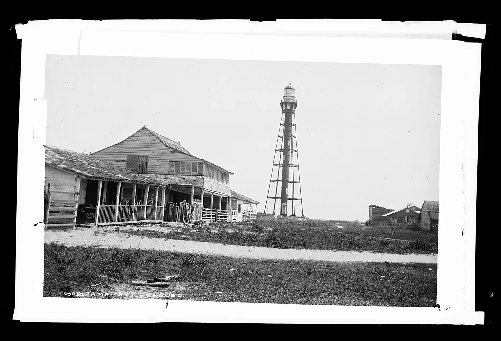 Tampico light house, Mexico, Tampico, 1880
