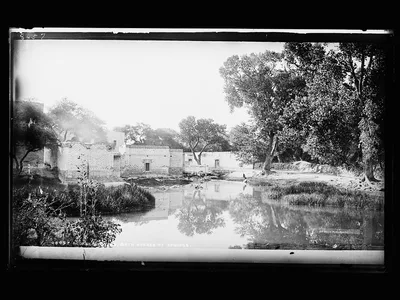 Aguas Calientes, bath houses at springs, Aguascalientes (State), 1880