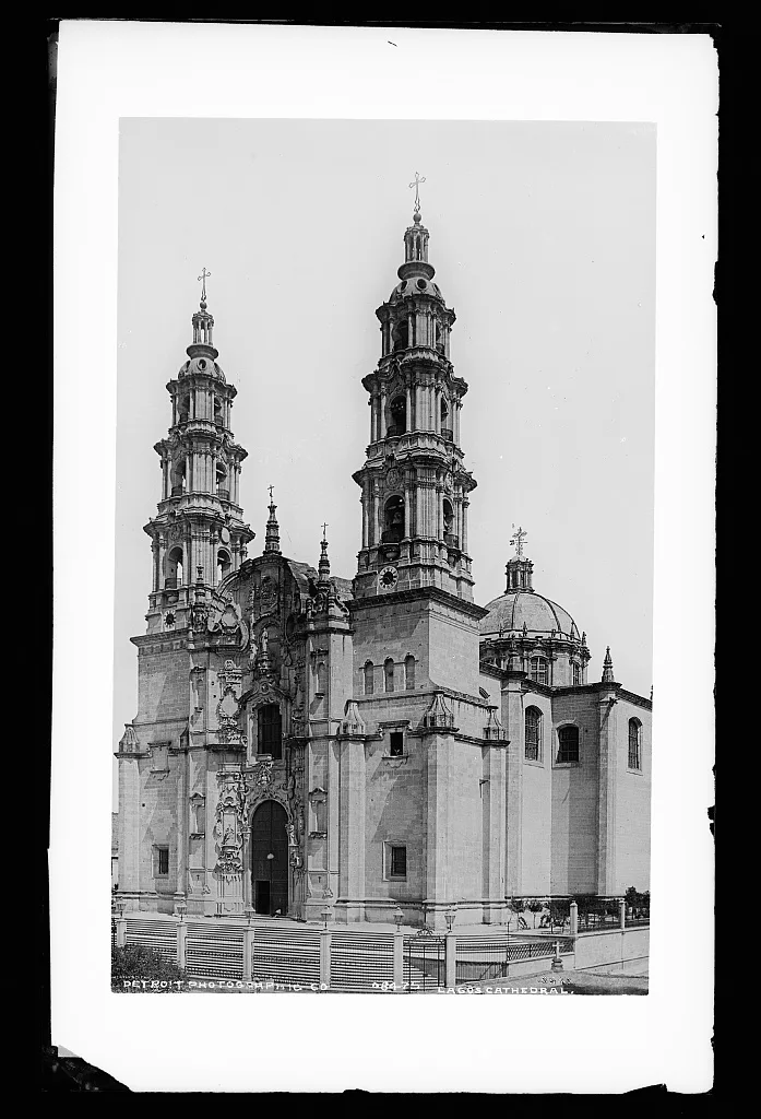 Lagos cathedral, Mexico, Lagos, 1880
