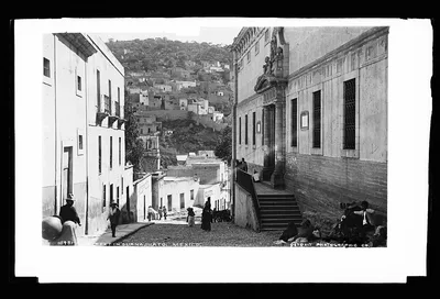 A street in Guanajuato, Mexico, Guanajuato, 1880