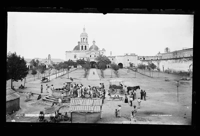 Queretaro, Church [i.e. Convent] de la Cruz, Mexico, Queretaro, 1880