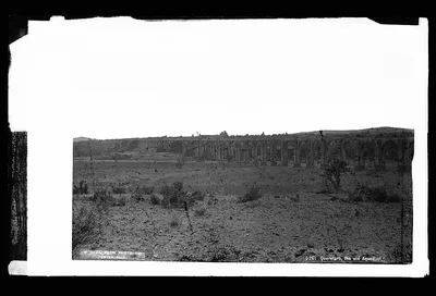 Queretaro, the old aqueduct, Queretaro, Mexico, 1880