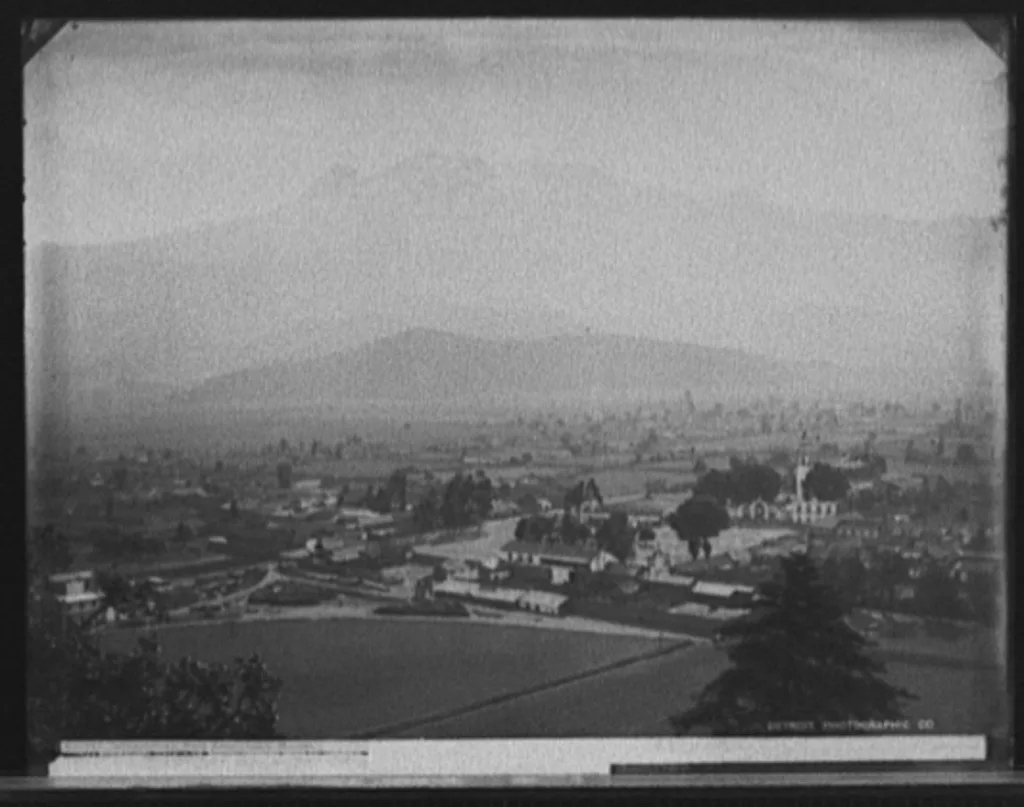 Ixtacchihuatl [sic] from Amecameca, Mexico, Iztacchihuatl, Mexico, Amecameca De Juarez, 1880