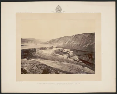 Mammoth Hot Springs, Yellowstone National Park, Wyoming, Mammoth Hot Springs, 1872