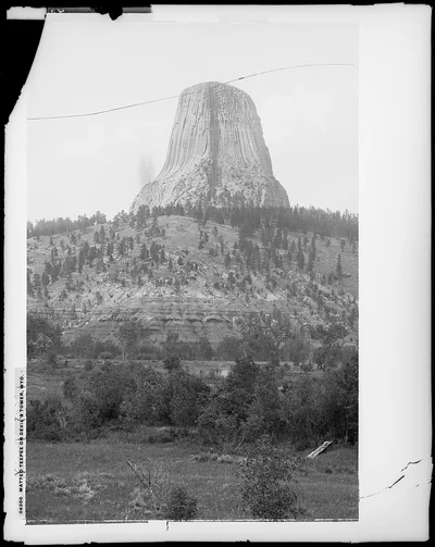 Matteo Teepee or Devil's Tower, Wyo, Wyoming, 1880