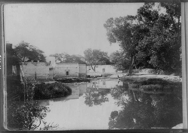 Agnas [i.e. Aguas] Caliente, Aguascalientes, Mexico, 1884