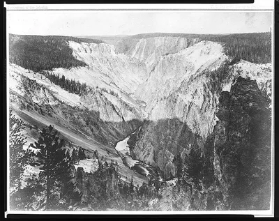 [Grand canyon of the Yellowstone River], Yellowstone River, Wyoming, 1871