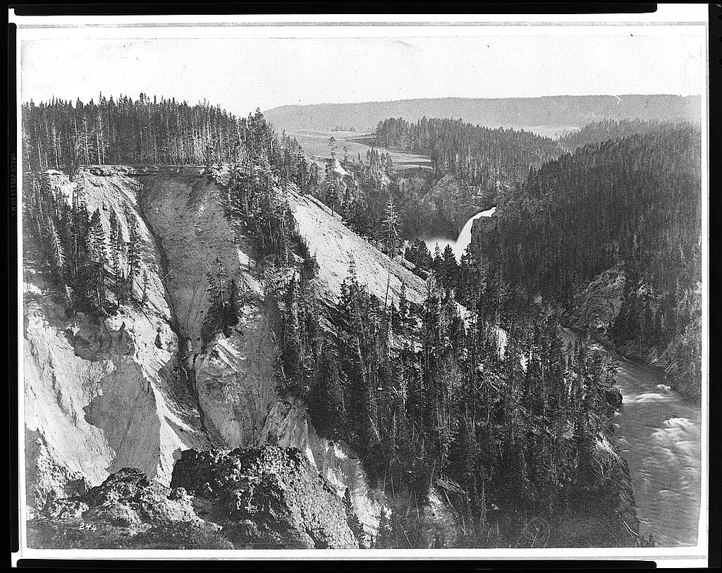 [Upper Falls of the Yellowstone River], Yellowstone River, Wyoming, 1871