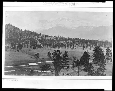 Long's Peak, from Estes Park, Colorado, Longs Peak, 1872